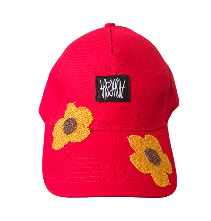 Sunflowers Cap Red