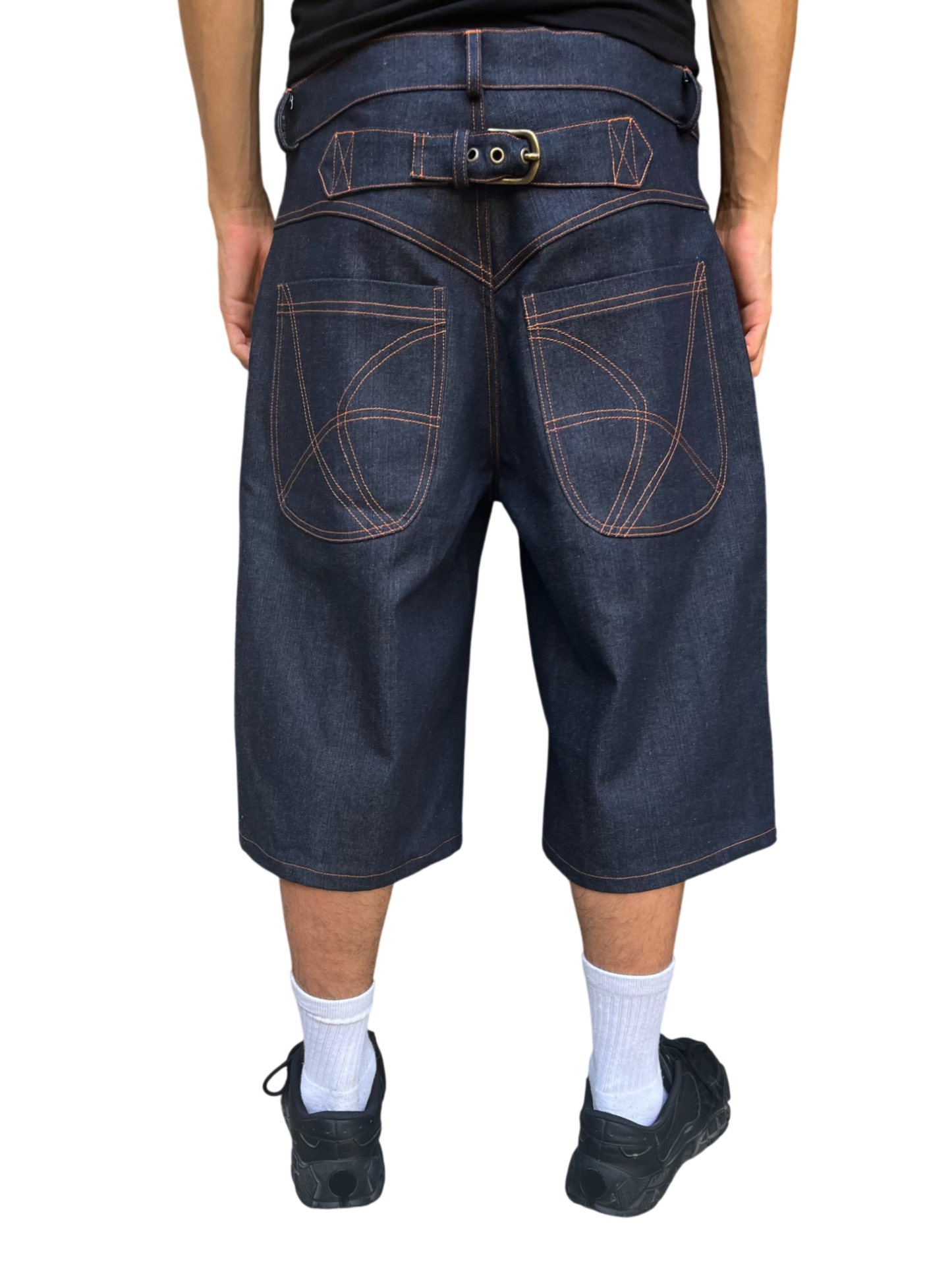 Raw Denim Jorts - Blue